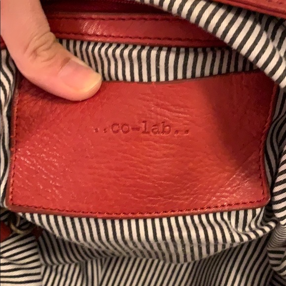 Co-Lab Red Real Leather Purse - Picture 5 of 5